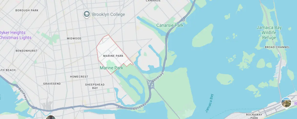 Areas We Serve in Marine Park Areas We Serve in Marine Park