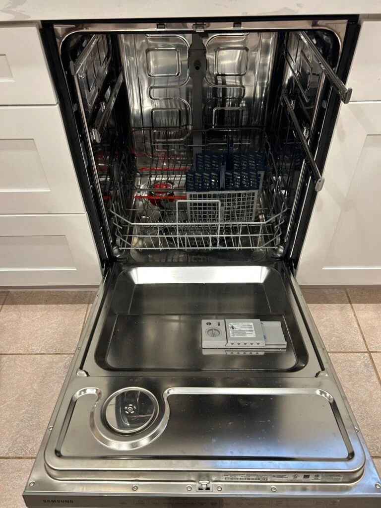 Samsung Dishwasher Installation and Test Run Service Dishwasher